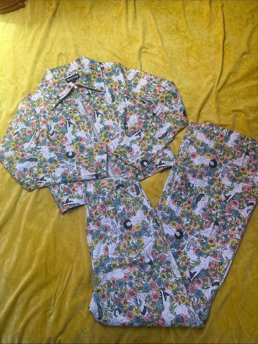 Rose Cult Clothing Matching Floral Ladies Set